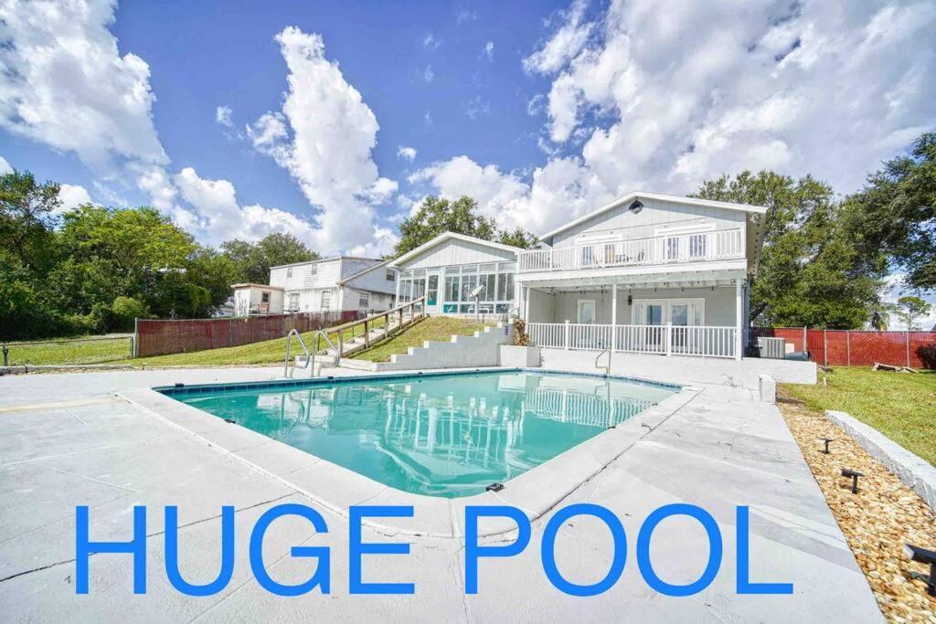 Stylish Lake Home With Huge Pool, Arcade With Ps5,And Theater Just 5 Min From Legoland Winter Haven Exterior photo
